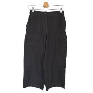 Lululemon Light Utilitech Cargo Pocket High-Rise Crop Pants Graphite Grey Sz 29